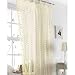 Cream / Gold Voile Curtain