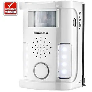 Eliminator Advanced Electronic Outdoor/Indoor Animal and Rodent Pest Repeller for Cats, Dogs, Deer, Birds, etc