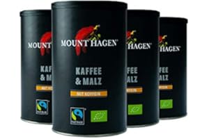 Mount Hagen Bio Kaffee & Malz, 100 g 4er Pack