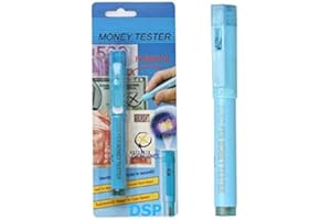 SINGLE UV LIGHT MONEY TESTER MARKER 2in1 UV Light Money Tester Marker Counterfeit Fake Bank Notes Detector Pen Pound & Euro Old and New Polymer Notes
