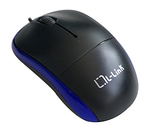 L-Link ll-2080-a - Souris Optique USB, Couleur Noir et Bleu