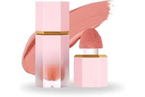 AMBIZION Maquillaje Colorete Liquido, Colorete en Crema, Beauty Cream, Contorno Maquillaje, Maquillaje Mujer, Larga Duracion, Resistente al Agua, A Prueba de Manchas, Tinte Piel Cara, Iluminador (03, 5 gramos)