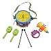 Produktbild Masterein 5 PCS Unisex Junge Mädchen Drum Musikinstrumente Band Kit Kinder Kinder Spielzeug-Geschenk-Set