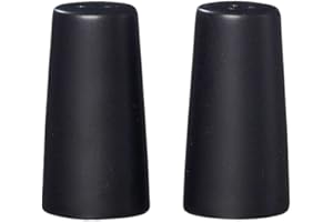 Ritzenhoff & Breker Solniczka i pieprzniczka zestaw Jasper, każda po 100 ml, matowa czerń, ceramiczny pojemnik na przyprawy, można myć w zmywarce