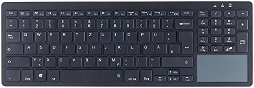 GeneralKeys Slim-Funktastatur mit Touchpad, Ziffernblock, Scissor-Tasten, QWERTZ - 3