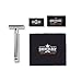 Shaveology Closed Comb Double Edge Safety Razor Kit With (5) 2.5CM Replacement Blades