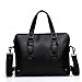 Produktbild Nasis Herren Retro PU Leder Handtasche/ Aktentasche/ Schultertasche 34x27x6CM AY4030 (schwarz)