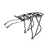 Produktbild PrimeMatik - Gepäckträger aus Metall Dachgepäckträger hinten für Fahrrad mit mit Hebel 40x13 cm