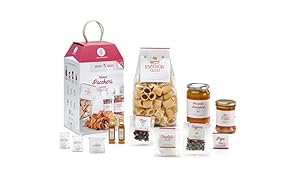 MEZZI PACCHERI CAMPANI CON VENTRESCA DI TONNO E POMODORO GIALLO My Cooking Box x5 porzioni - Idea Regalo per la Festa della Mamma 2019