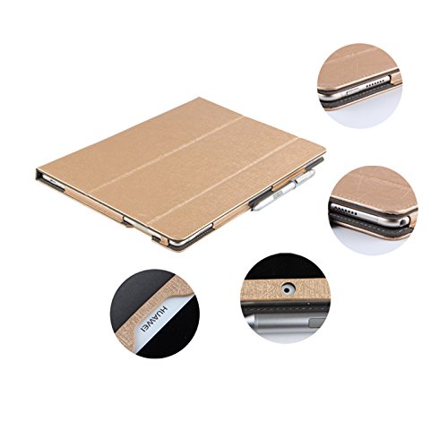 Flip Schlank PU Leder Full Schutzhülle Book Case Handstativ Cover Ständer für Huawei matebook 30,5 cm 30,5 cm hz-w09 hz-w19 Tablet schwarz - 4