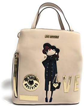 Love Moschino backpack Calf Pu ivory