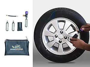 Grand Pitstop Universal Tyre Inflator Pocket Tool Kit