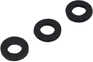 Y-NUT 3 x schwarze Filz-Unterlegscheibe, Trompeten-Musikinstrument-Zubehör