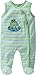 Schnizler Unisex Baby Clothing Set Frog Neck Long Sleeve Romper, Green (Original), 0-3 Months (Manufacturer Size:56)