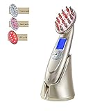 Microcorriente, vitalidad más fuerte para el cabello: la microcorriente estimula el cuero cabelludo a través de iones, desahogar los poros obstruidos, activa el folículo piloso, para suministrar nutrición al cabello y fortalecer la raíz del cabello..
