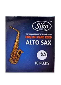 SIKO REEDS Alto Sax Reeds Strength 3.5 [10-Pack]