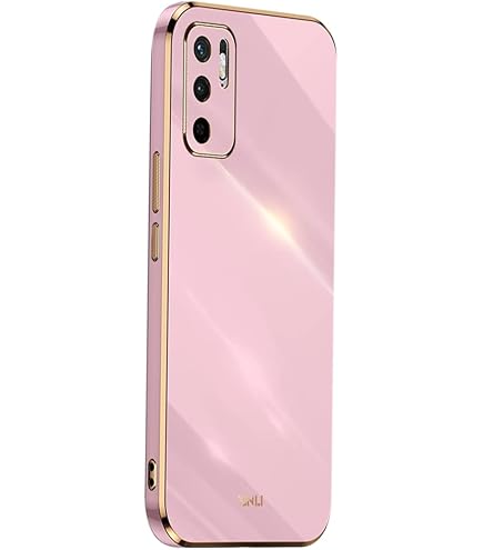 Custodia Opaca Trasparente Per Xiaomi Redmi Note 10 4G / Note 10S / POCO M5S - Cover Antiurto In TPU E Acrilico Con Bordo Colorato - Lavanda