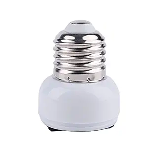 E27 Light Socket Adapter Converter Shift to 2-Pin US/EU Plug ?Base LED Light Lamp Socket?(1Pcs)