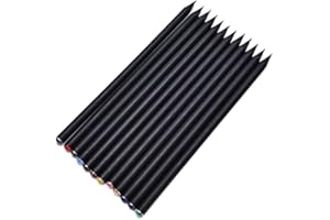 SEVENMYE 24 Stück HB Bleistift mit Diamanten Hochwertiger schwarz glänzender Holz Bleistift für Schreiben und Zeichnen von Kindern und Studentinnen