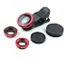 GoTell Universal 3 in 1 Cell Phone Camera Lens Kit - 3 Types of Photography Lenses - Fish Eye Lens / 2 in 1 macro Lens & Wide Angle Lens/Clips RS.571.00