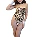Produktbild Yinglite Damen Sexy Unterwäsche Uniform Strecke Bodysuit Trikot Stewardess Schulmädchen Schülerin Cheerleader Weibliche Polizei Krankenschwester Bunny Girl Lehrer Sekretärin Dienstmädchen Maid Matrose Pyjamas Kimono Cheongsam Leder SM Spitze Reizwäsche Reizvolle COSPLAY 2061-Leopard