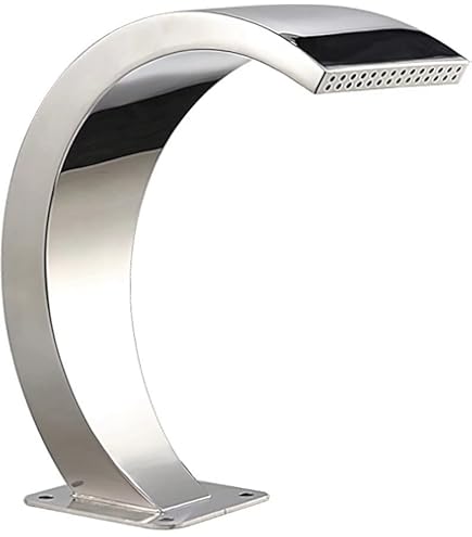 Fontana Da Giardino In Acciaio Inox - Per Piscina, Laghetto, Cascata Decorativa 45x30x65cm - Foto 6