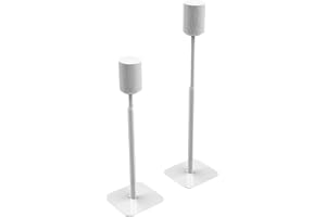 Flexson Essentials Adj Floor Stands for Sonos ERA 100 (White, Pair)