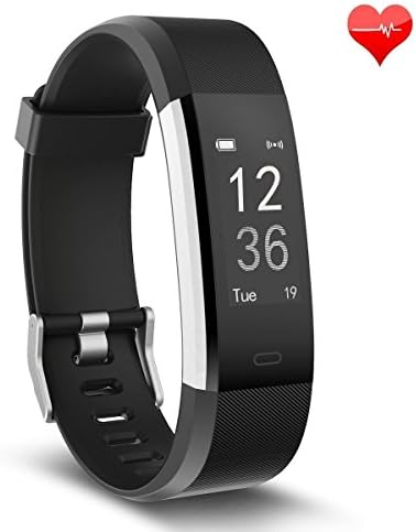 Moson Fitness Tracker, Activity Tracker Waterproof With Heart Rate Monitor, Step Counter, GPS Tracker, Smart Watch Wristband for Android and IOS