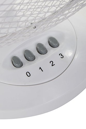Tischventilator Ø 40cm 45 Watt Desk Fan Standventilator 3 Geschwindigkeitsstufen Ventilator mit 180° Rotation, leiser Betrieb Desk Fan Windmaschine (Tischventilator Ø:40cm/45Watt) - 2