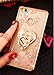 Higar Xiaomi Redmi 4 (May-2017) Luxury 3D Ring Holder Stand Back Cover Case for girls - Golden RS.499.00