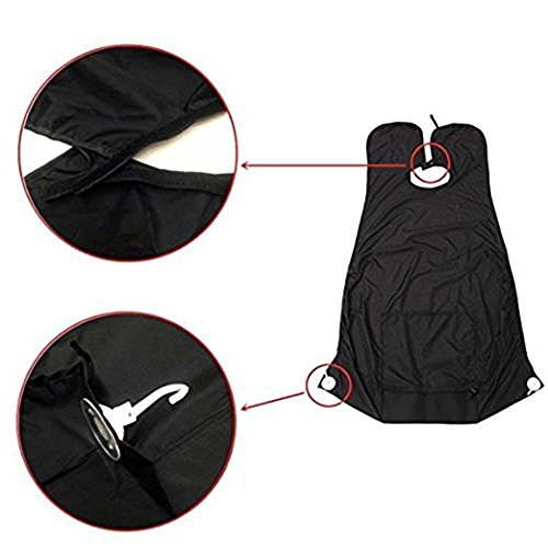 Beard Apron Cape,Richoose Beard Cape Shaving Mirror Suction Cups Let Your Bathroom Keep Clean, do not Bother to Clean Beard Trimmings, Hairs and Whiskers - 4