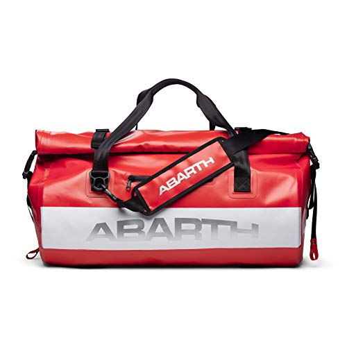 FCA Abarth 6002350611 Sac de Sport imperméable Rouge et Blanc