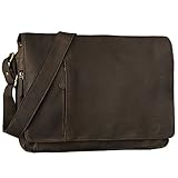 STILORD 'Elias' Bolso de mensajero o bandolera de piel vintage para hombre y mujer fabricado con auténtica cuero suave, de alta calidad y resistente