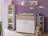 Babyzimmer „Isabel“ Weiss/Saegerauh 8tlg. - 2