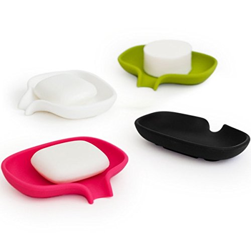 Bosign Soft Seifenschale mit Ablauf, Weiß, Silikon - 3