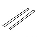 SODIAL(R) 20 Pcs 7cm Long Black Metal DIY Hair Bun Pin for Woman