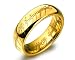 YELLOW CHIMES Lord of the rings 100% stainless steel 18K Gold Plated ring for boys and Men RS.398.00