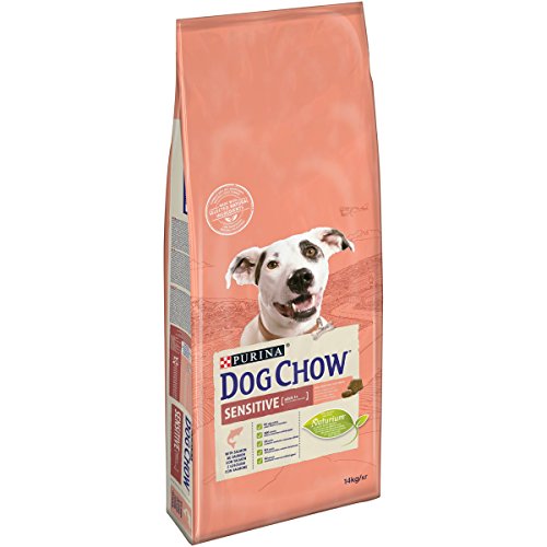 Purina Dog Chow Sensitive pienso para Perro Adulto Salmón 14 Kg
