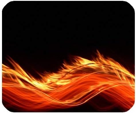 (Advanced lock edge) Abstract Magic Fire Like Chinese Dragon Durable Mousepad