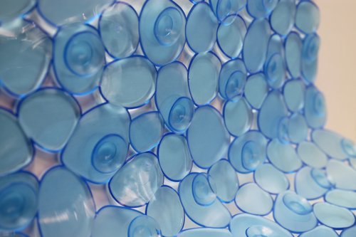 Anti Rutschmatte Wanneneinlage, Anti Rutsch Bade Wanne Dusche Boden Matte blau - 5