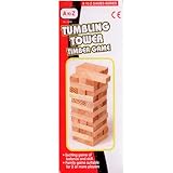 A Great Traditional Tumbling torres Game, remove a piece from the Tower and when it Falls you are out of the game, a great Table Top Game, Perfect for the caravan., Size: 17 cm. high 6.5 cms Wide