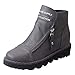 Produktbild Damen Stiefeletten FGHYH Damenmode Knöchelreißverschluss erhöhen lässige runde Kappe Kurze Stiefel Schuhe(37, Grau)