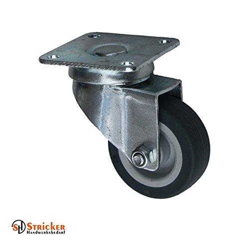 8 Stück 50 mm Apparaterolle Transportrolle als Lenkrolle Möbelrolle - 2