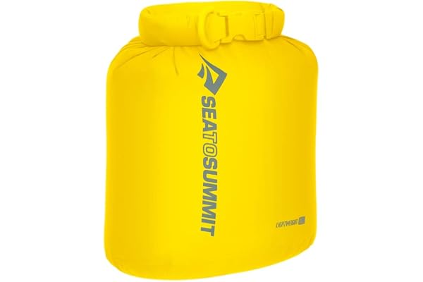 Sea to Summit Lätt torrväska 3 l gul – vattentät praktisk torkpåse, 3 l, storlek 3 l – färg sulfihur