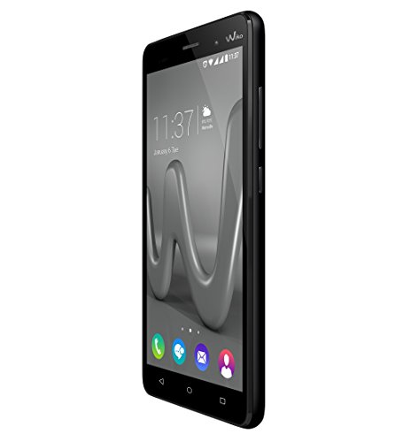 Wiko Lenny 3 Smartphone (12,7 cm (5 Zoll) IPS HD-Display, 16GB interner Speicher, Android 6 Marshmallow) schwarz