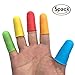 Produktbild Lyanther 5 Stücke Silikon Fingerprotektoren Heißklebepistole Finger Caps für Heißkleber Nähen Wachs Kolophonium Harz Honig Klebstoffe Scrapbooking