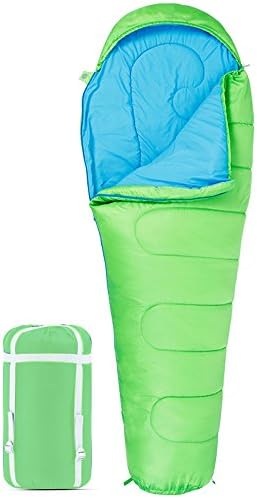 QFFL shuidai Mummy Sleeping Bag/Splicable Waterproof/Adults Outdoor/Great For 4 Season Traveling Camping Hiking Sleeping Bag Green 220 * 80(50) cm