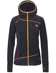 Ternua Krasmir JKT W Chaqueta, Mujer, Negro (Whales Grey), L