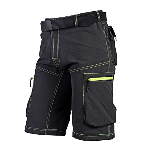 BicRad Herren MTB Shorts Trekking Downhill mit Gürtel