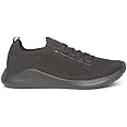 Aetrex Sneakers with Arch Support, Memory Foam Cushioning, Knit Upper, Comfortable for Walking (Black, 36)